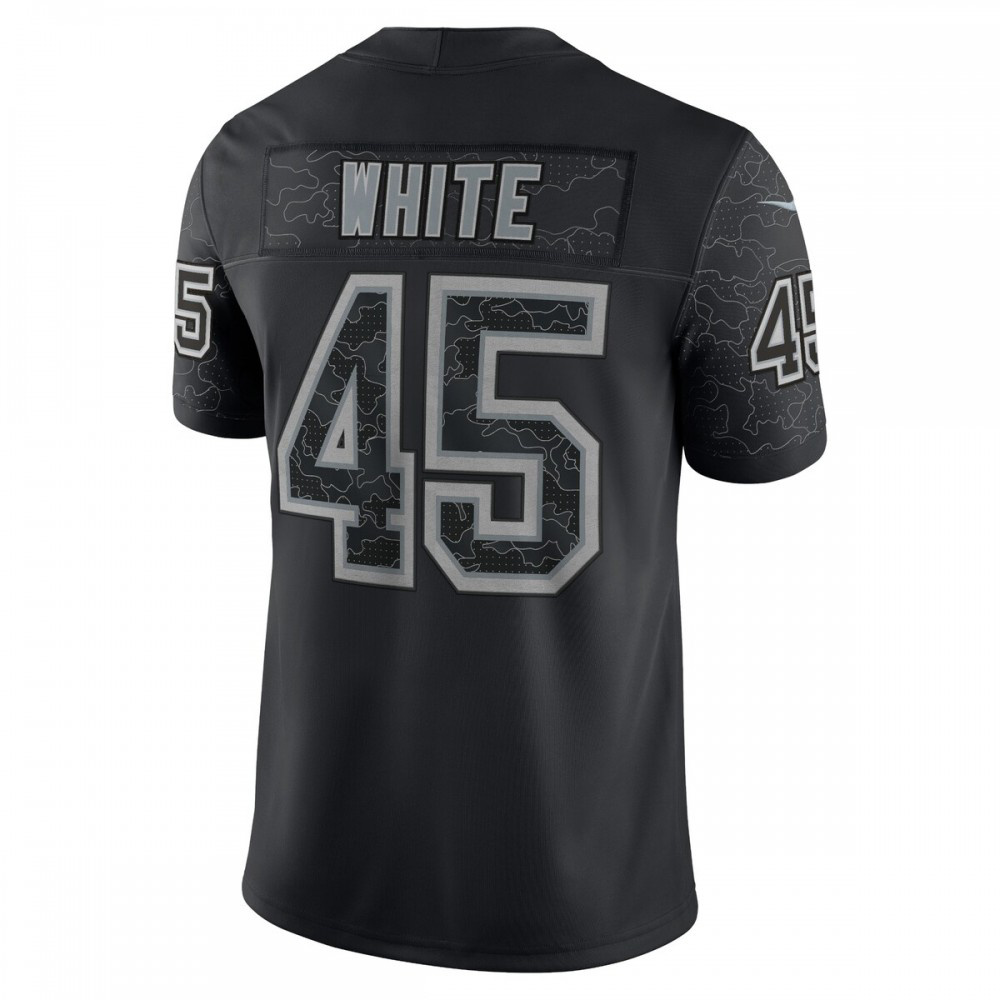 Devin White Tampa Bay Buccaneers Nike RFLCTV Limited Jersey - Black-GridironStore
